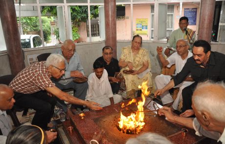 Continued devotion with weekly havan.